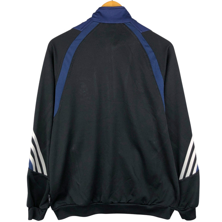 2000'S adidas CLIMALITE Jersey Track Jacket, Men's Size Medium polyester blue type Vintage Second Hand