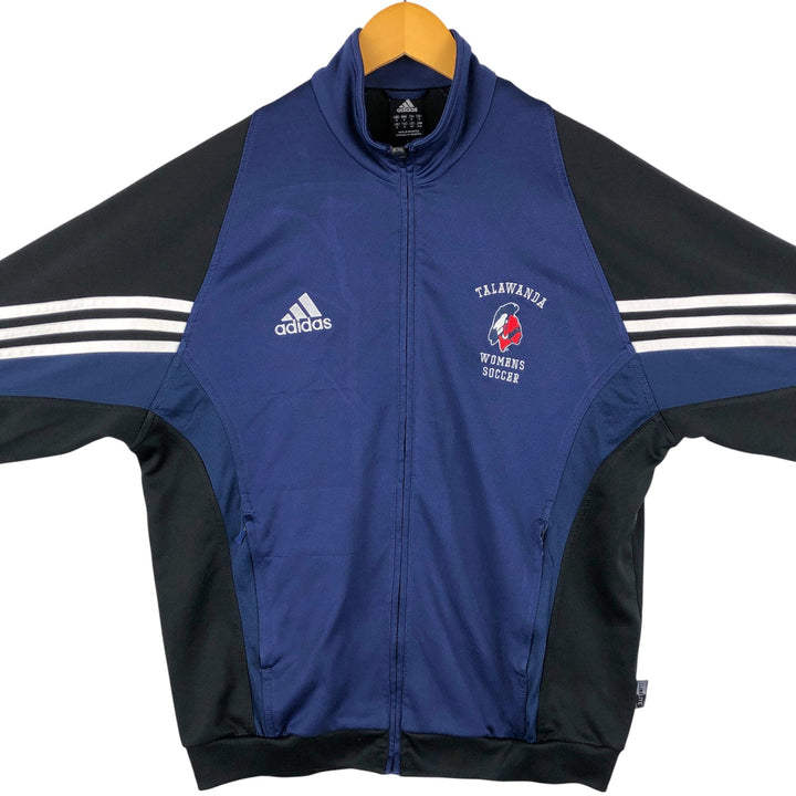 2000'S adidas CLIMALITE Jersey Track Jacket, Men's Size Medium polyester blue type Vintage Second Hand