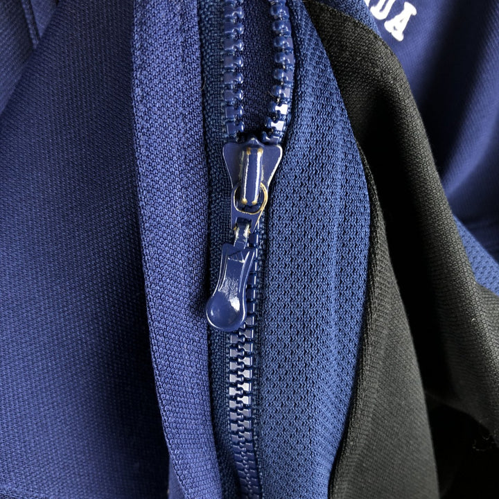 2000'S adidas CLIMALITE Jersey Track Jacket, Men's Size Medium polyester blue type Vintage Second Hand