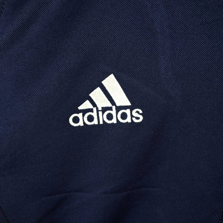 2000'S adidas CLIMALITE Jersey Track Jacket, Men's Size Medium polyester blue type Vintage Second Hand