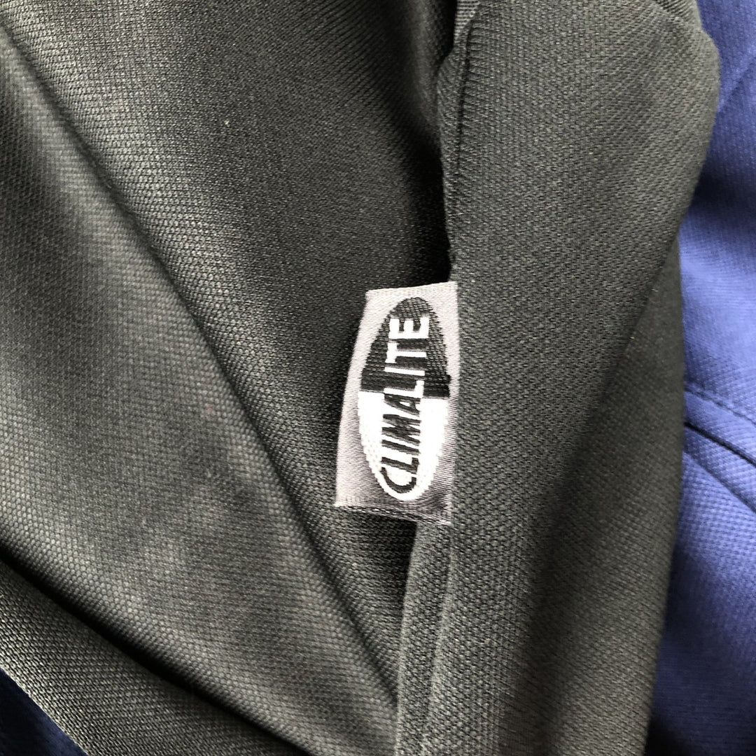 2000'S adidas CLIMALITE Jersey Track Jacket, Men's Size Medium polyester blue type Vintage Second Hand
