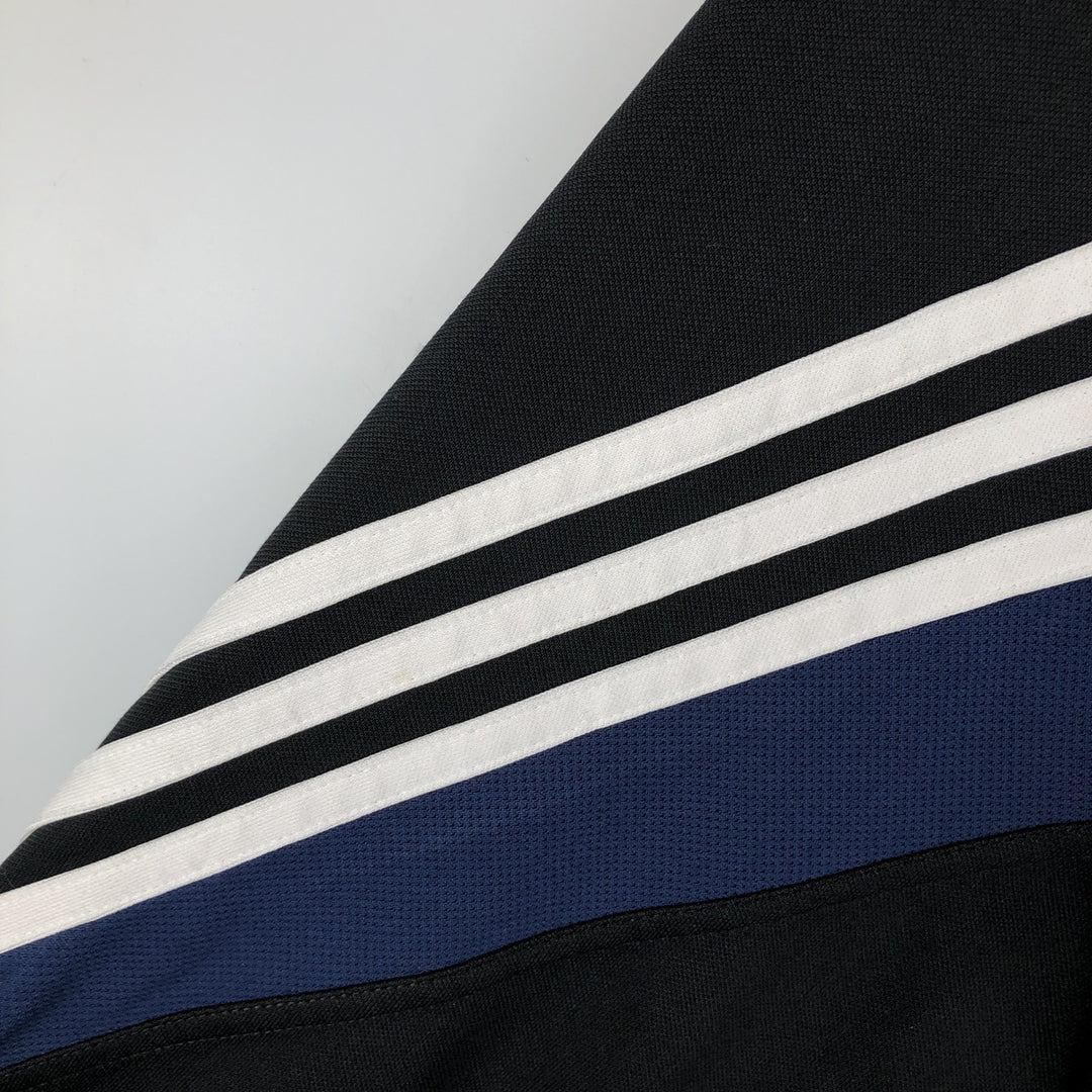2000'S adidas CLIMALITE Jersey Track Jacket, Men's Size Medium polyester blue type Vintage Second Hand