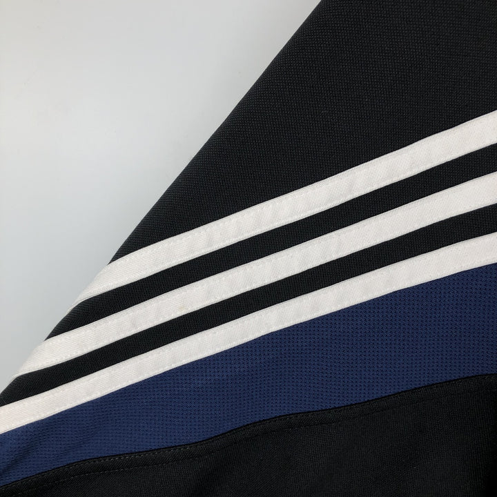 2000'S adidas CLIMALITE Jersey Track Jacket, Men's Size Medium polyester blue type Vintage Second Hand