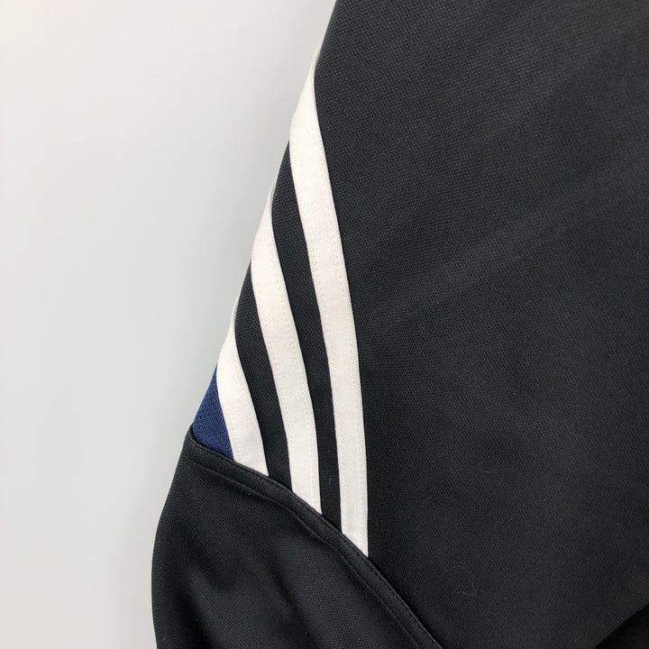 2000'S adidas CLIMALITE Jersey Track Jacket, Men's Size Medium polyester blue type Vintage Second Hand
