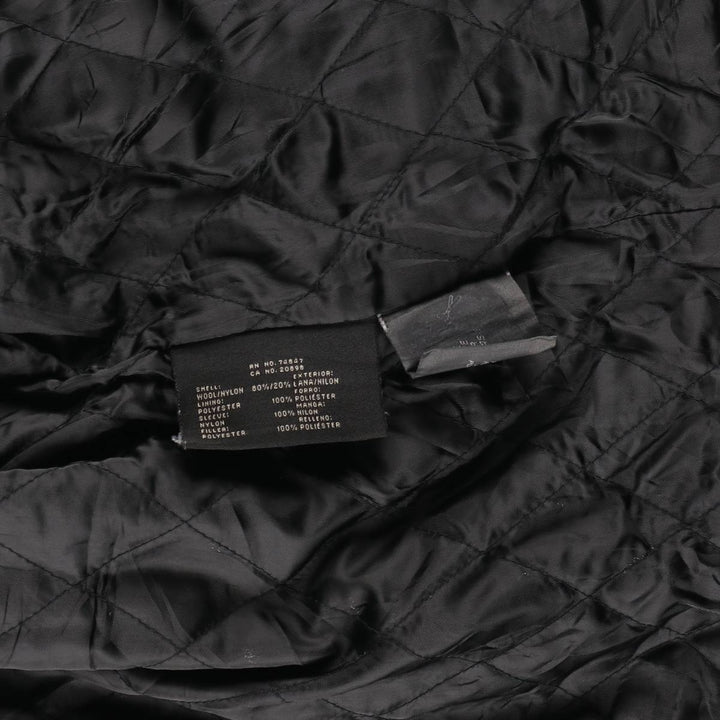 Dockers padded wool sports jacket, men's size L wool black type Vintage Second Hand