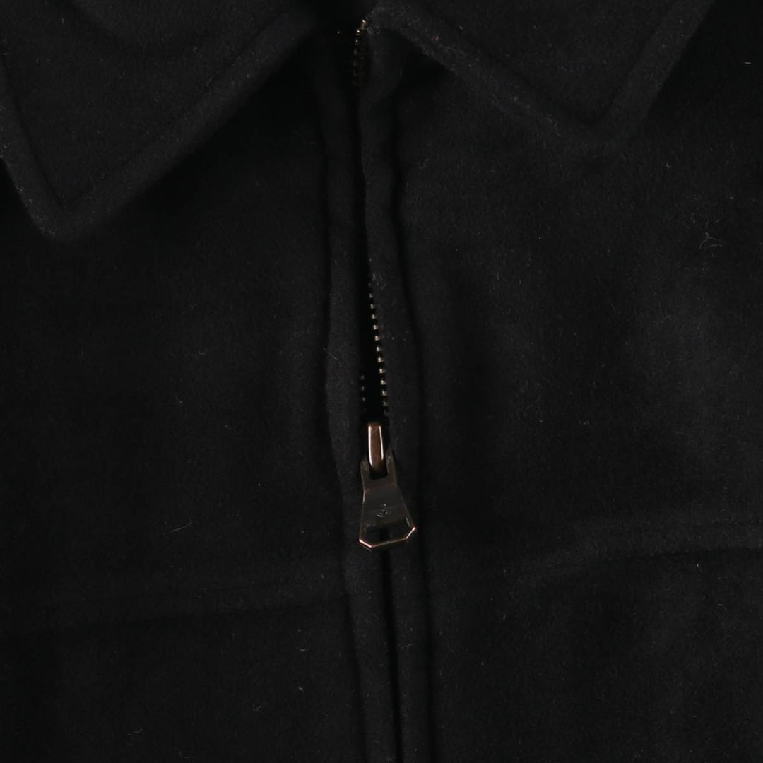 Dockers padded wool sports jacket, men's size L wool black type Vintage Second Hand