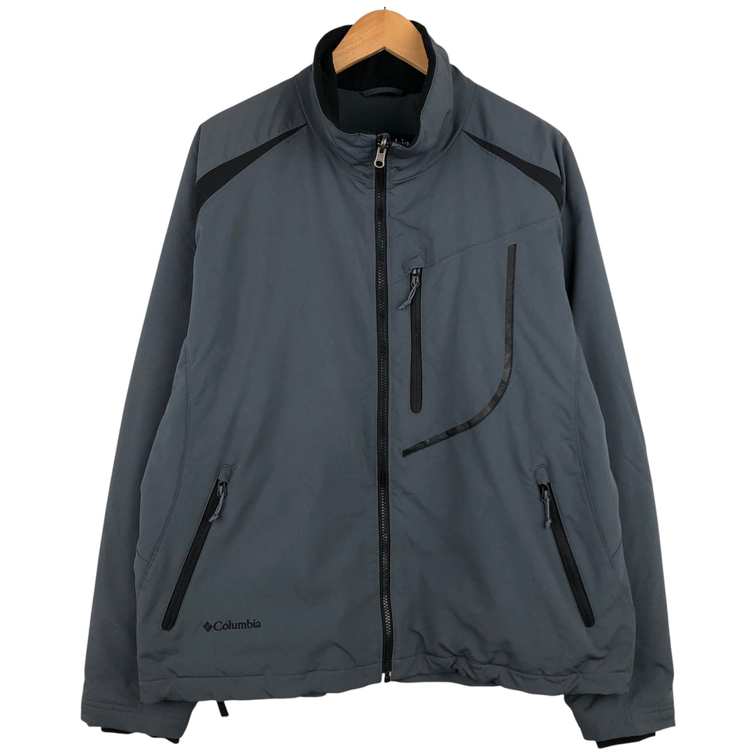 Columbia INTERCHANGE Ripstop Padded Softshell Jacket, Men's XL polyester gray type Vintage Second Hand