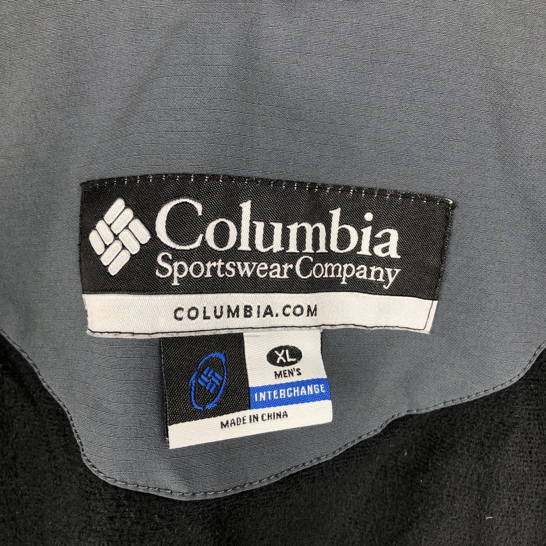 Columbia INTERCHANGE Ripstop Padded Softshell Jacket, Men's XL polyester gray type Vintage Second Hand