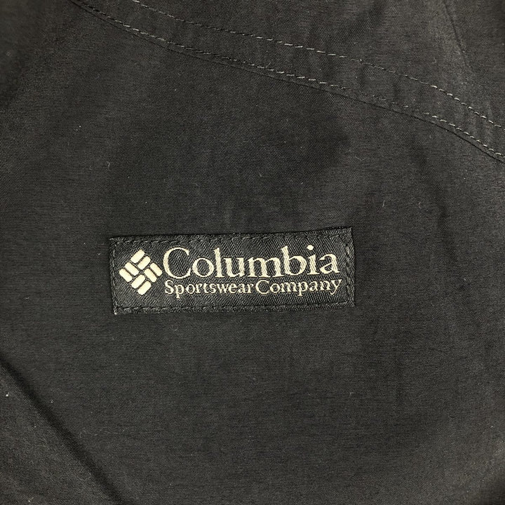 90s-00'S Columbia Men's Padded Puffer Jacket, Size L Nylon black type Vintage Second Hand