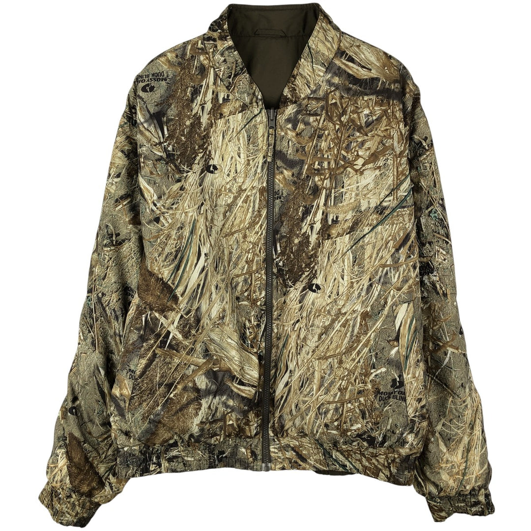 90s-00'S Cabelas Camouflage Pattern Reversible Realtree Camo Padded Puffer Jacket, Men's Size L polyester brown type Vintage Second Hand