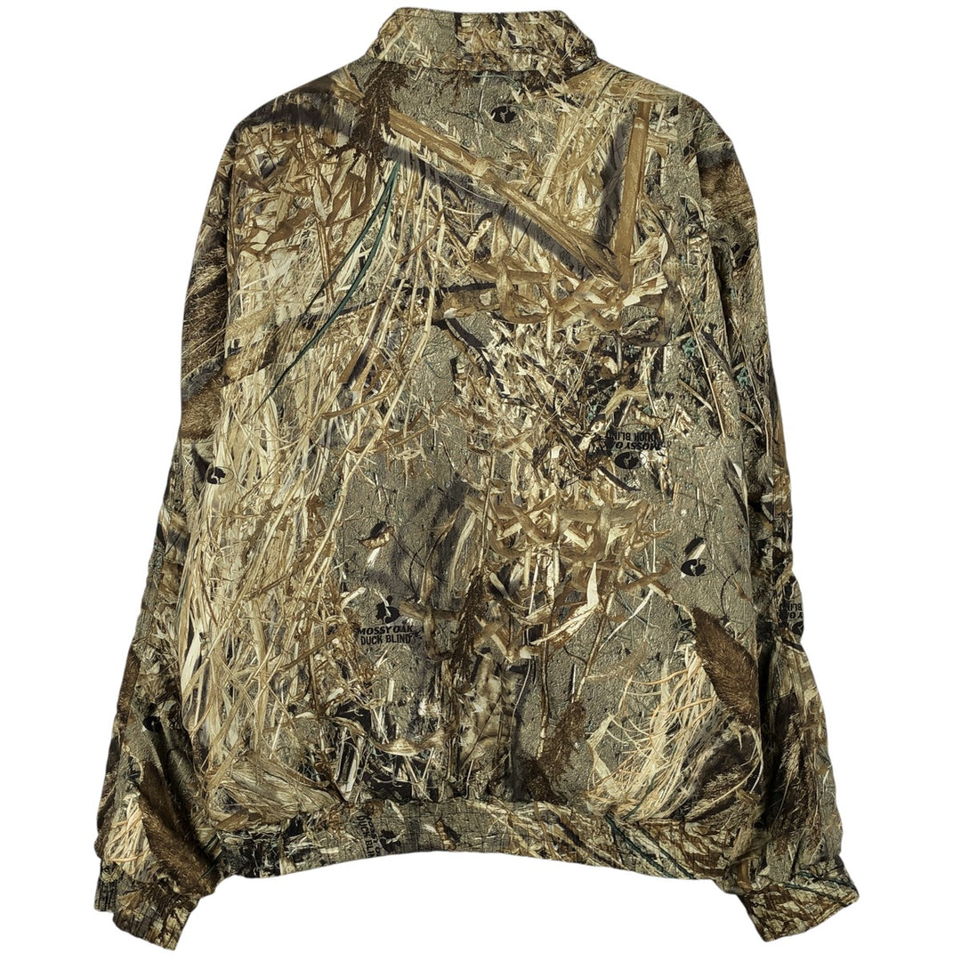 90s-00'S Cabelas Camouflage Pattern Reversible Realtree Camo Padded Puffer Jacket, Men's Size L polyester brown type Vintage Second Hand