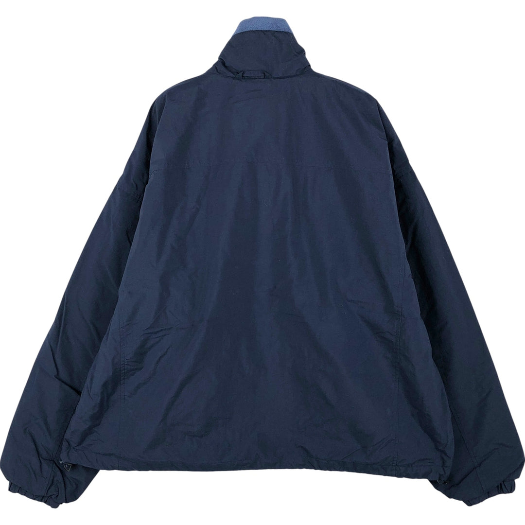 00'S Columbia padded jacket, puffer jacket, men's XL size Nylon Navy blue Vintage Second Hand