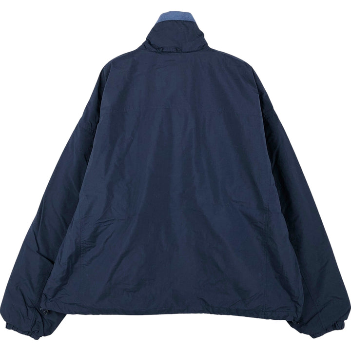00'S Columbia padded jacket, puffer jacket, men's XL size Nylon Navy blue Vintage Second Hand