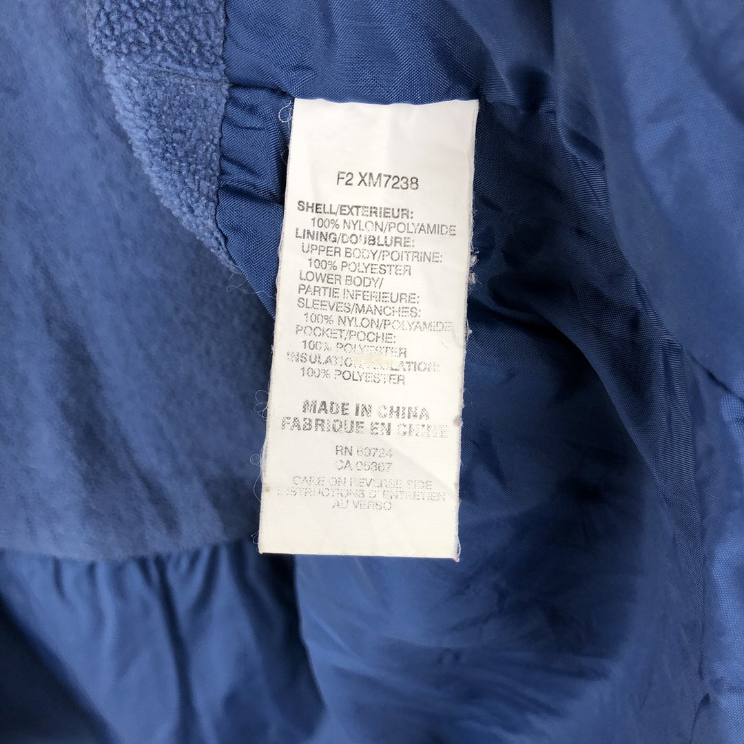 00'S Columbia padded jacket, puffer jacket, men's XL size Nylon Navy blue Vintage Second Hand