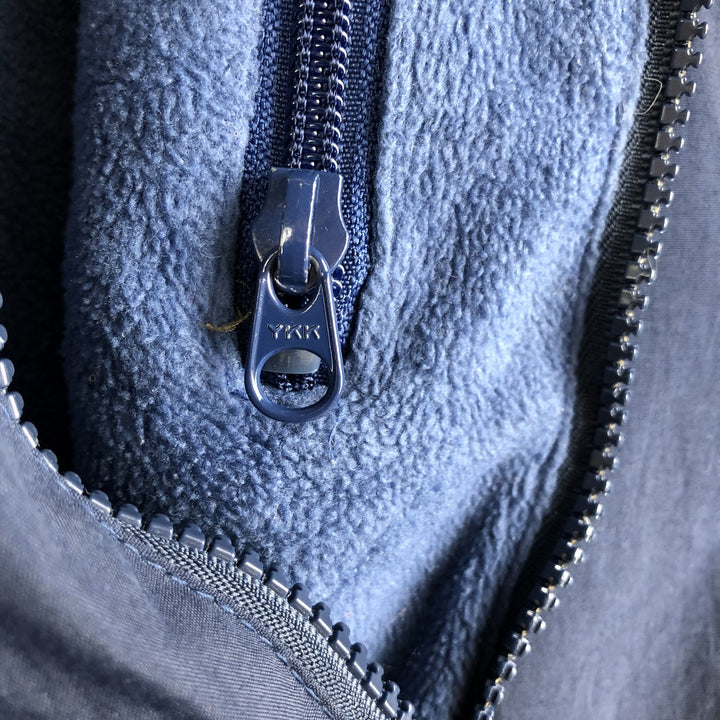 00'S Columbia padded jacket, puffer jacket, men's XL size Nylon Navy blue Vintage Second Hand