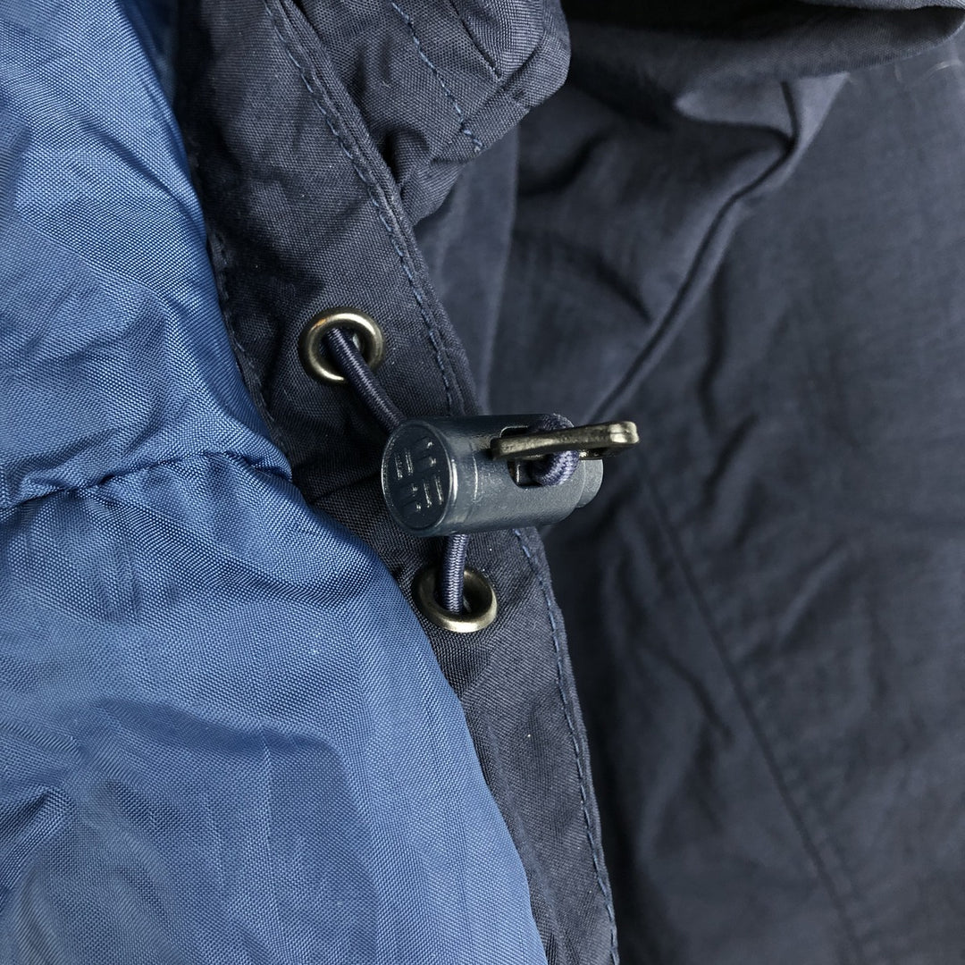 00'S Columbia padded jacket, puffer jacket, men's XL size Nylon Navy blue Vintage Second Hand