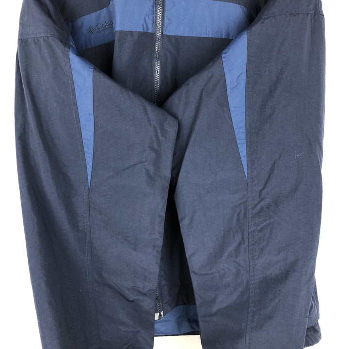 00'S Columbia padded jacket, puffer jacket, men's XL size Nylon Navy blue Vintage Second Hand