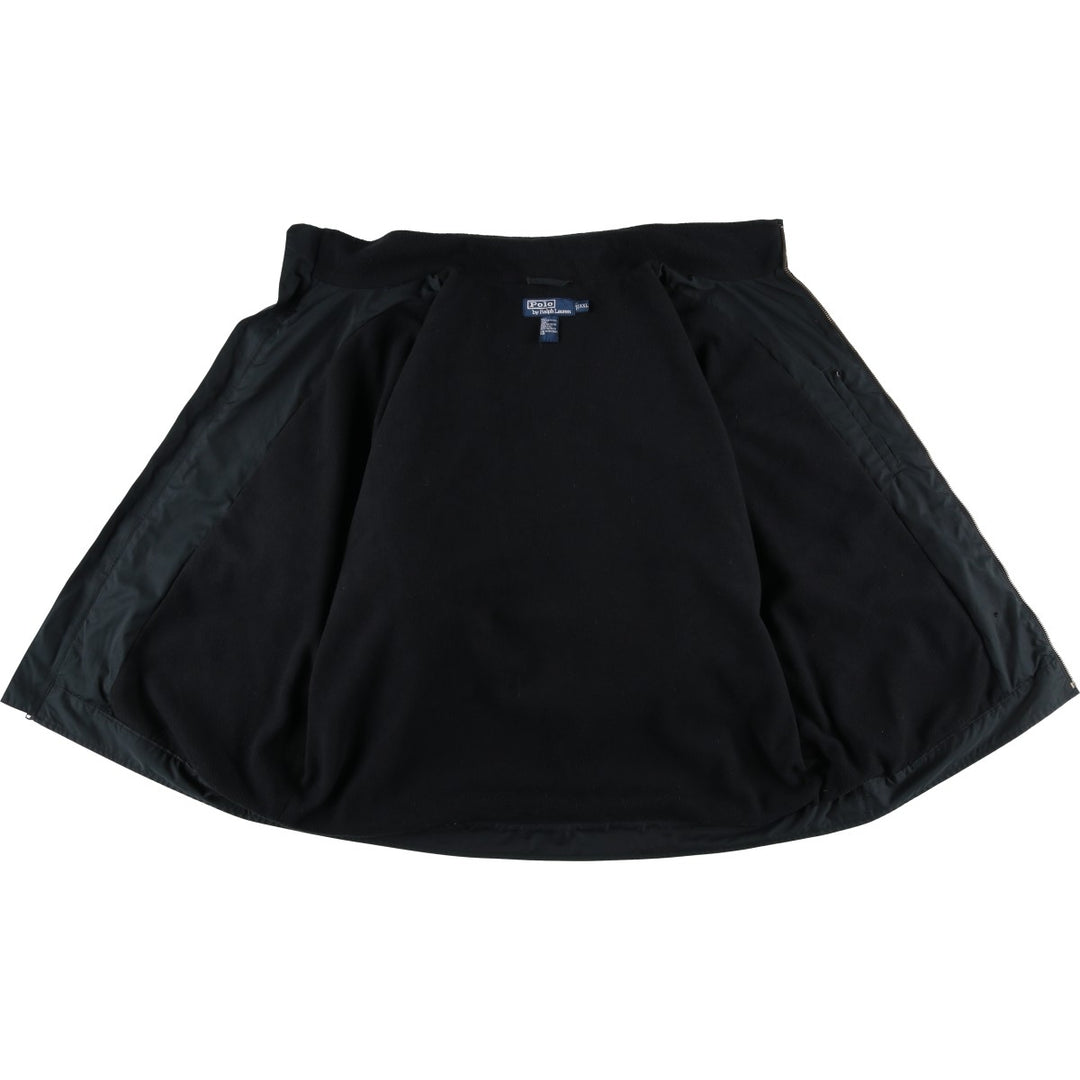 Ralph Lauren POLO by Ralph Lauren padded puffer jacket, men's size XXL polyester black type Vintage Second Hand