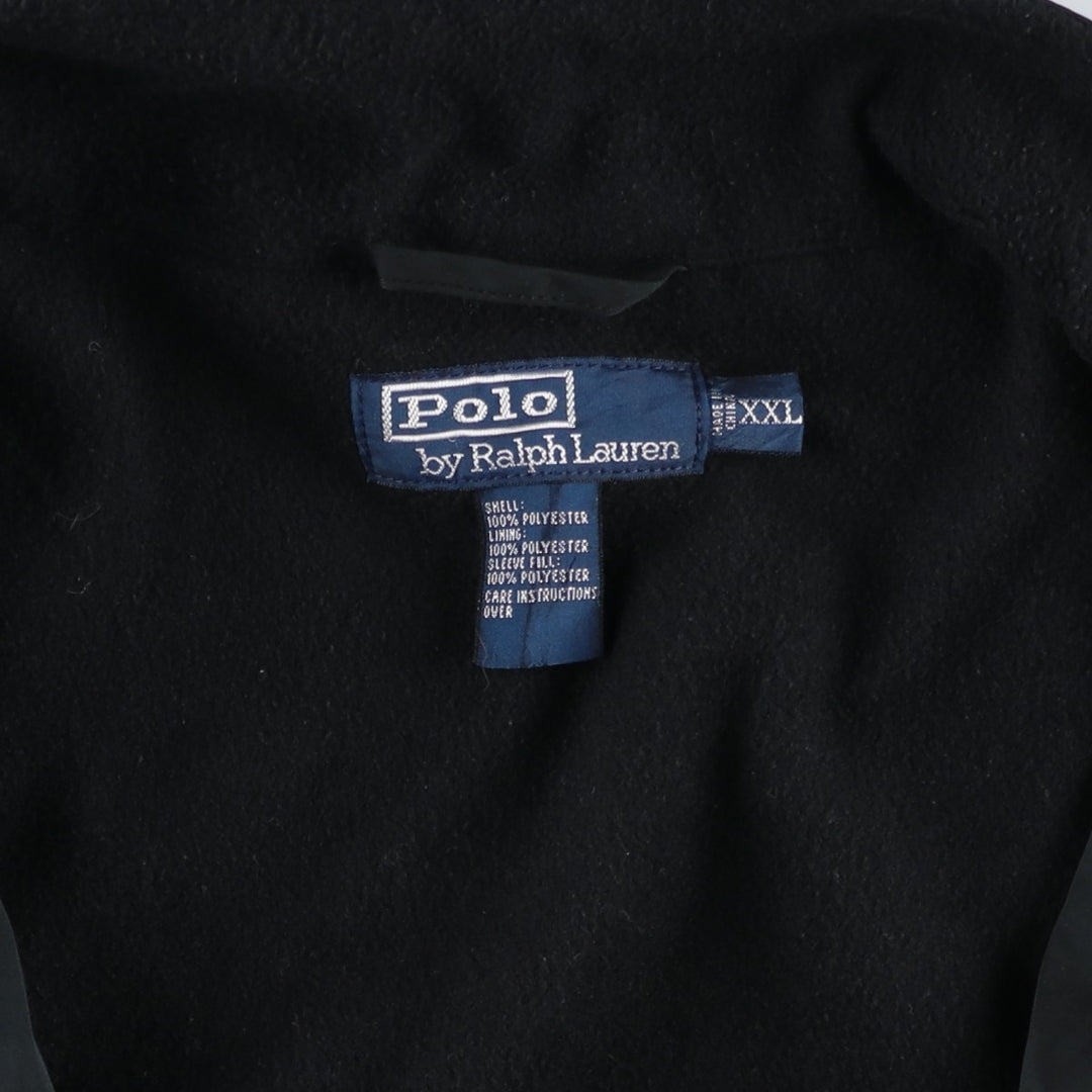 Ralph Lauren POLO by Ralph Lauren padded puffer jacket, men's size XXL polyester black type Vintage Second Hand