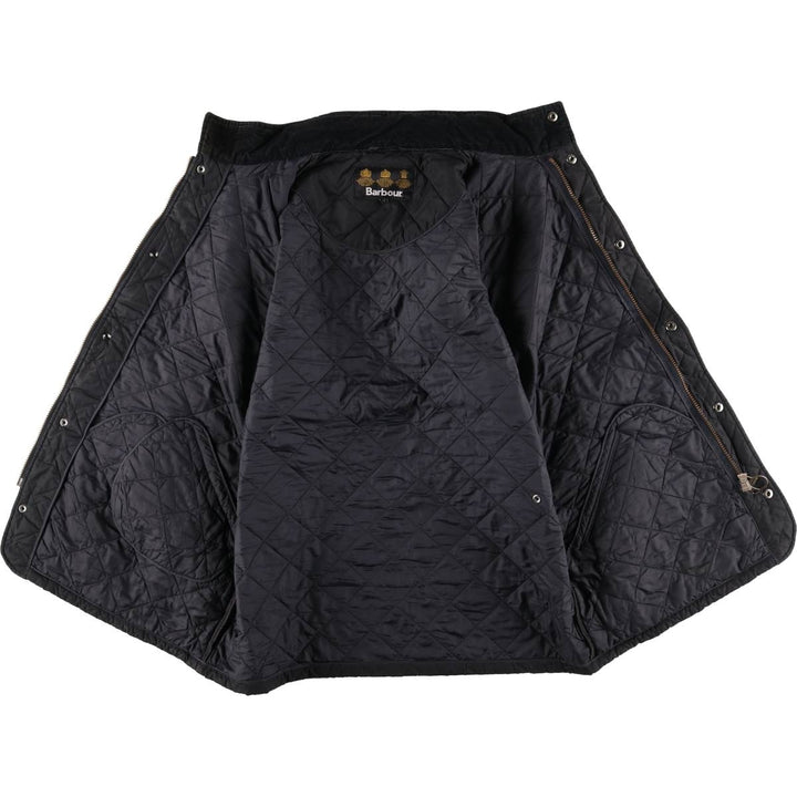 2000s~ Barbour 3 Warrant Quilted Puffer Jacket, Men's XL unclear black type Vintage Second Hand