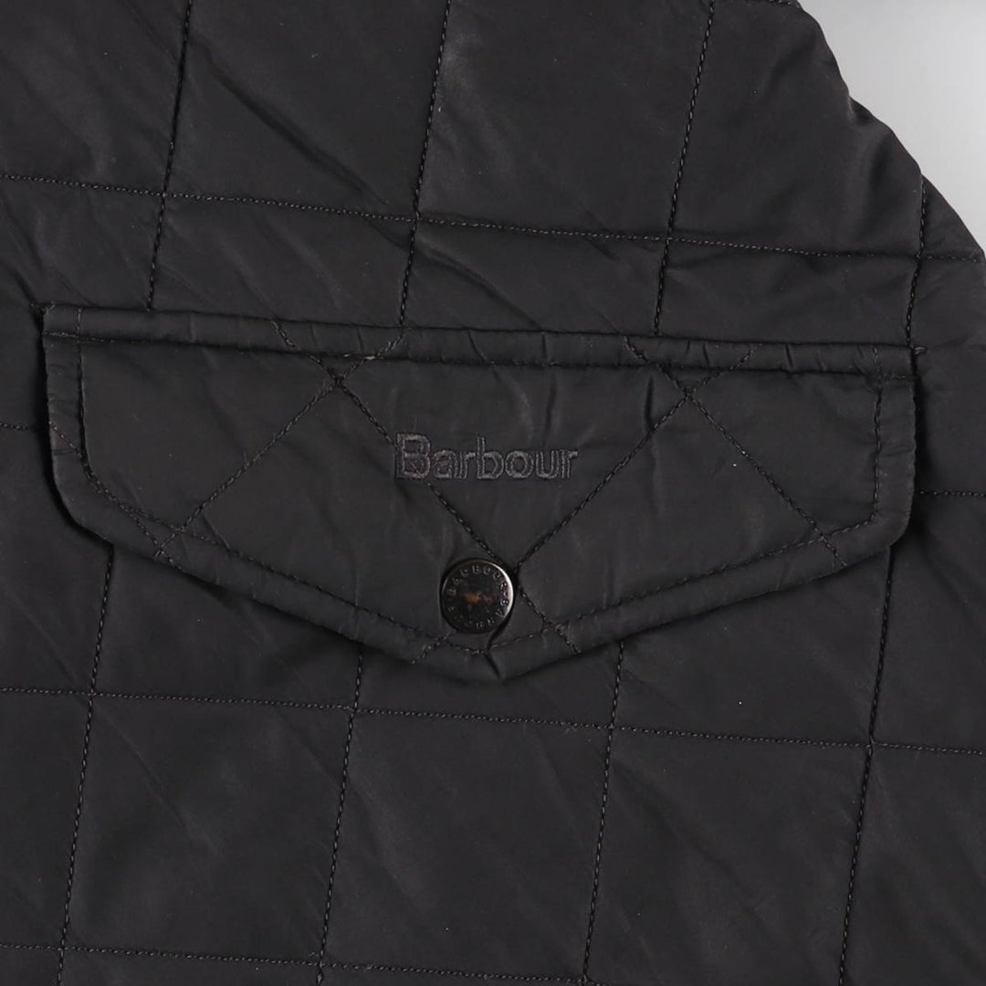 2000s~ Barbour 3 Warrant Quilted Puffer Jacket, Men's XL unclear black type Vintage Second Hand