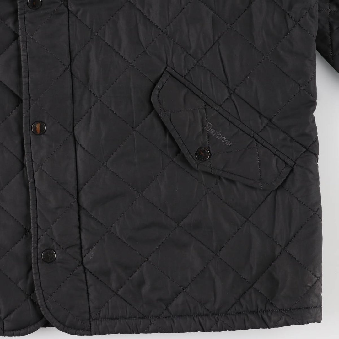 2000s~ Barbour 3 Warrant Quilted Puffer Jacket, Men's XL unclear black type Vintage Second Hand