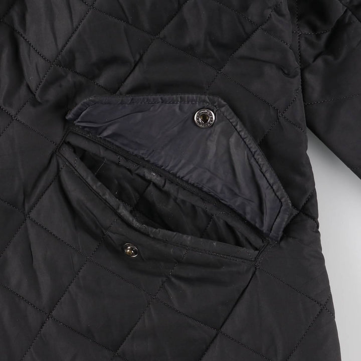 2000s~ Barbour 3 Warrant Quilted Puffer Jacket, Men's XL unclear black type Vintage Second Hand