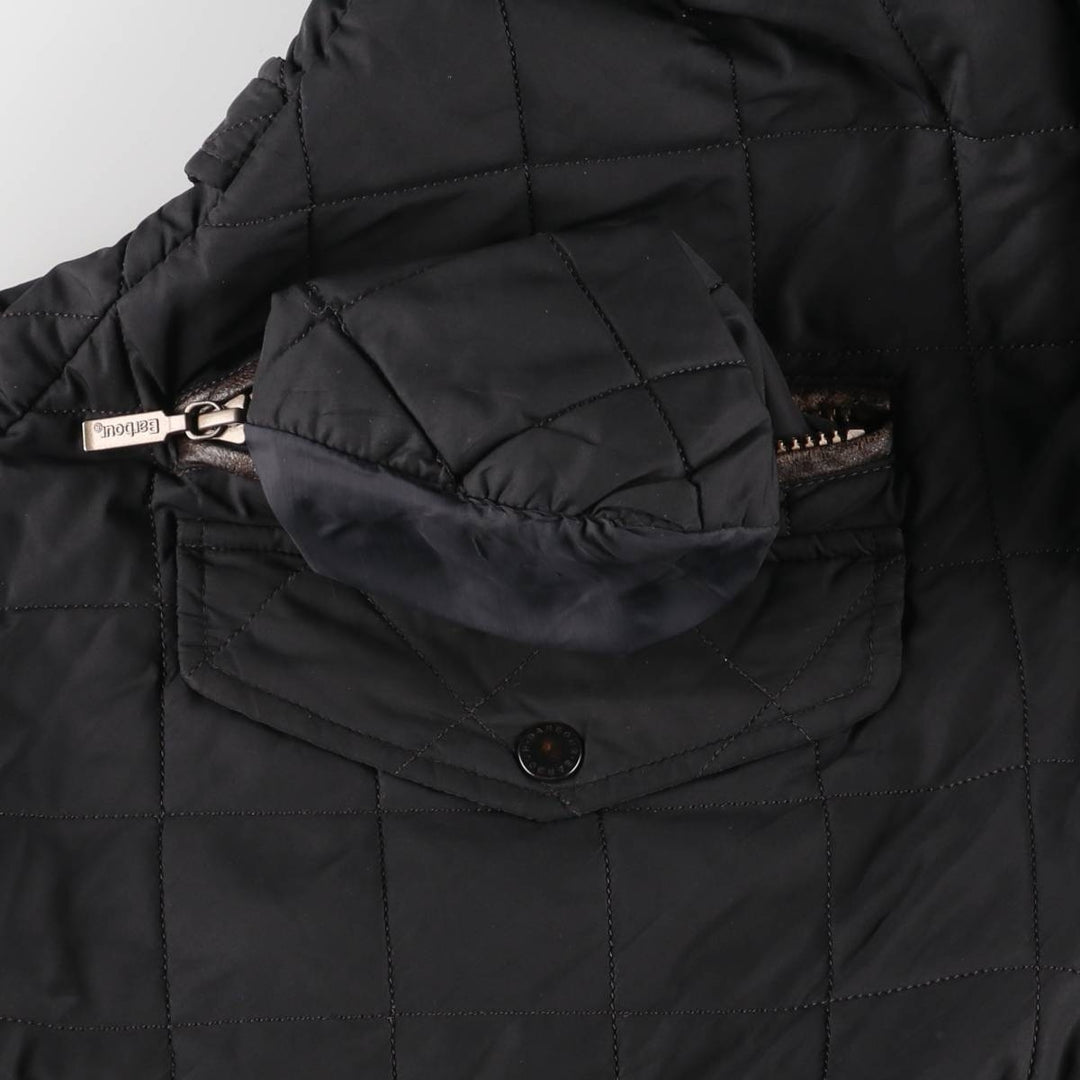 2000s~ Barbour 3 Warrant Quilted Puffer Jacket, Men's XL unclear black type Vintage Second Hand