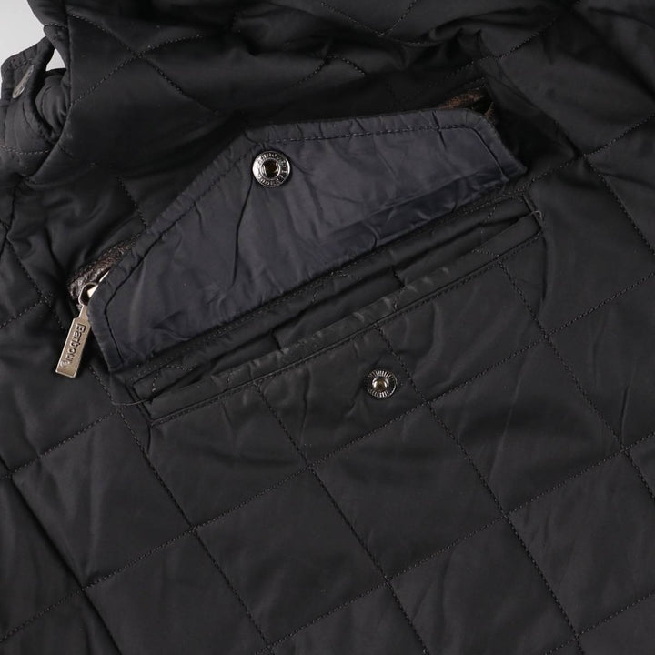 2000s~ Barbour 3 Warrant Quilted Puffer Jacket, Men's XL unclear black type Vintage Second Hand