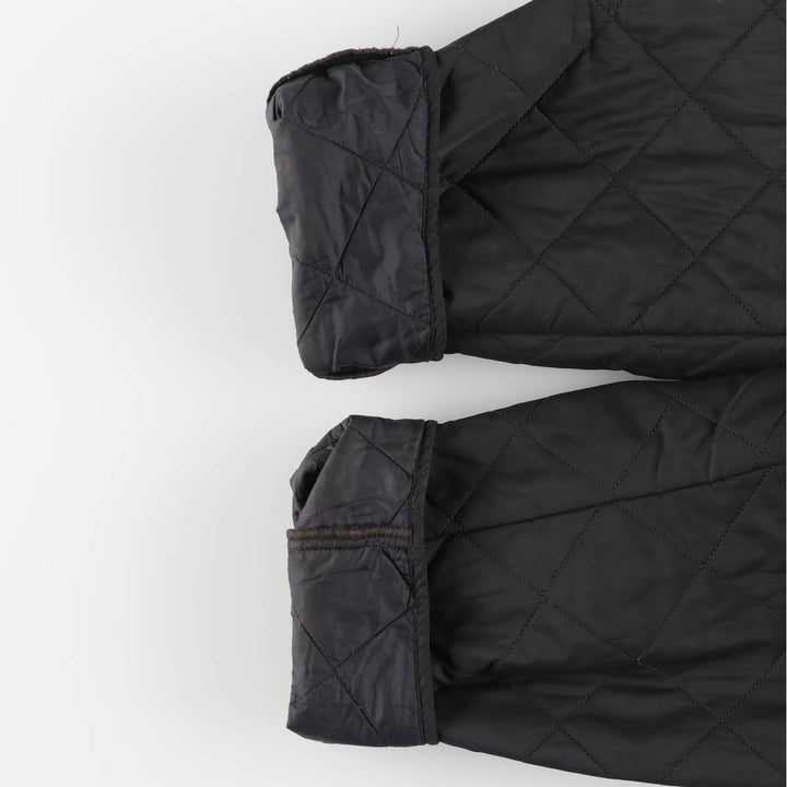 2000s~ Barbour 3 Warrant Quilted Puffer Jacket, Men's XL unclear black type Vintage Second Hand
