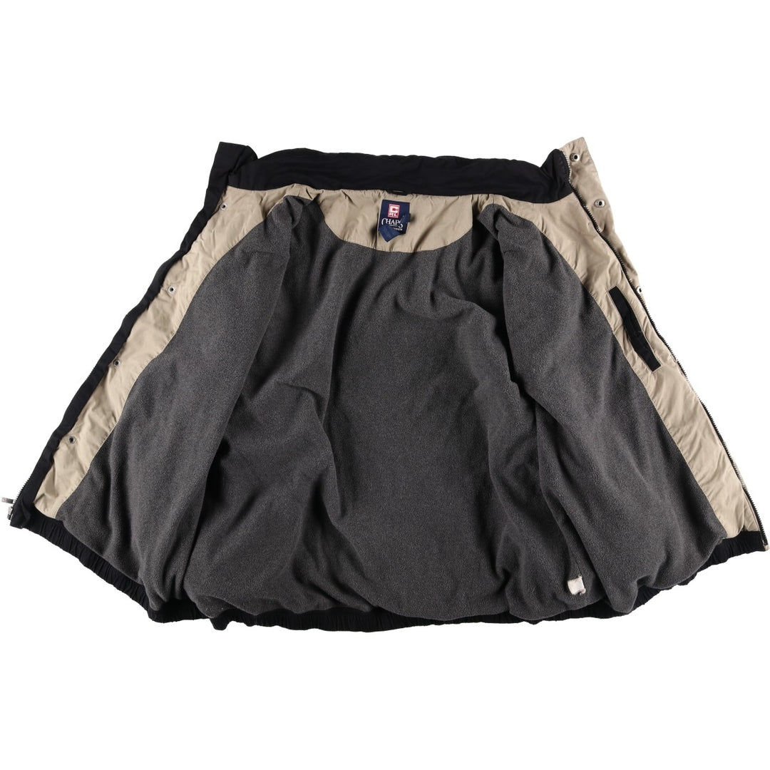 Ralph Lauren CHAPS windbreaker, men's size XXL polyester black type Vintage Second Hand