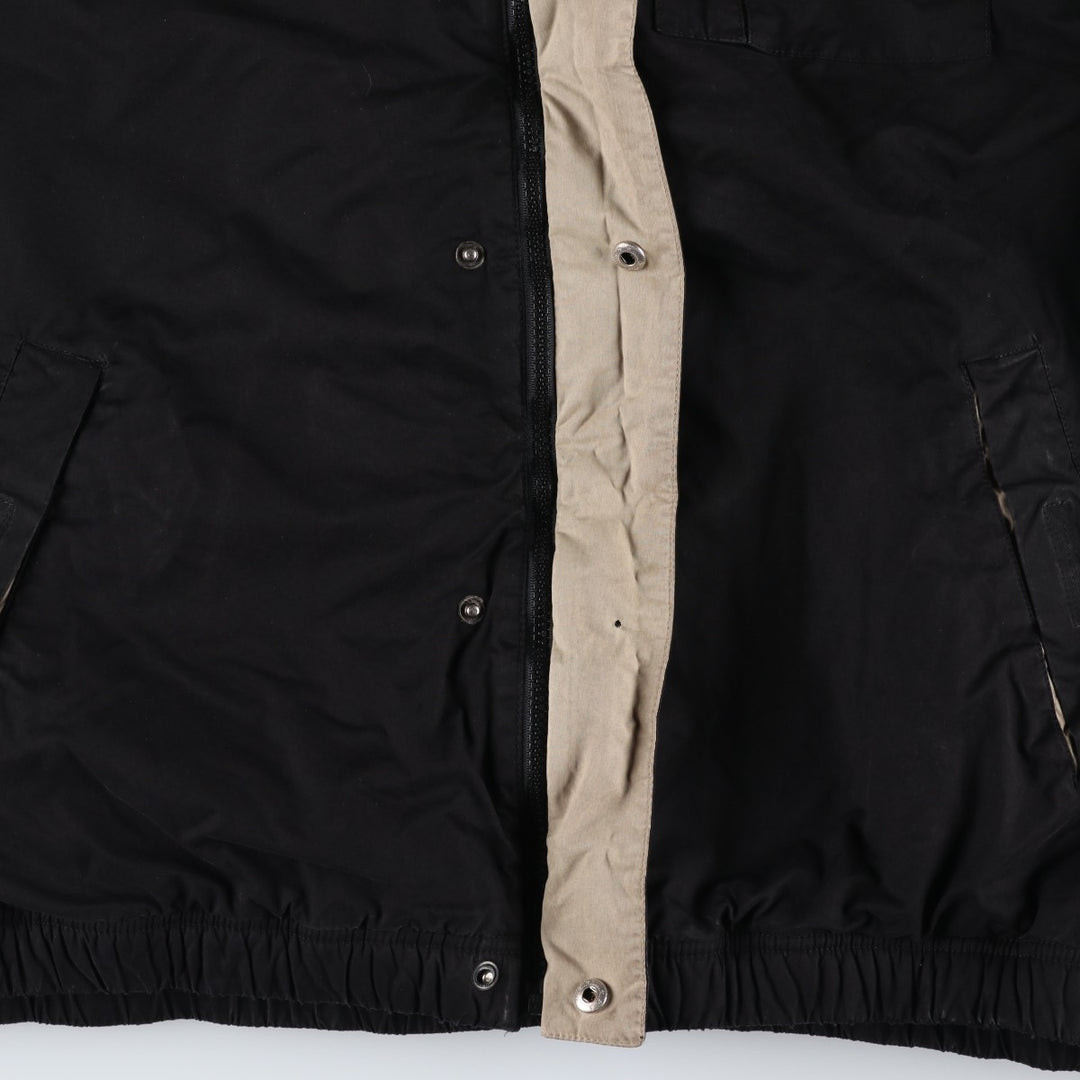 Ralph Lauren CHAPS windbreaker, men's size XXL polyester black type Vintage Second Hand