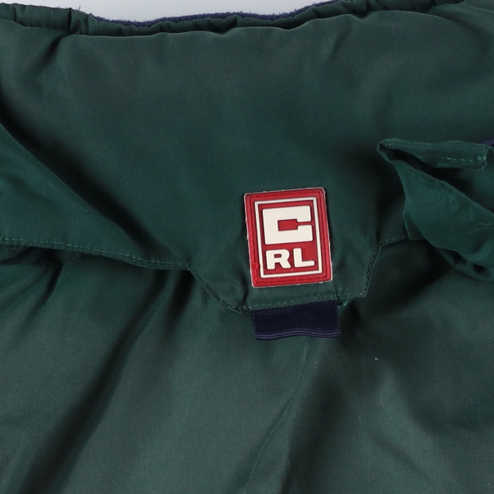 Ralph Lauren CHAPS padded puffer jacket, men's size XL polyester Green type dark green Vintage Second Hand