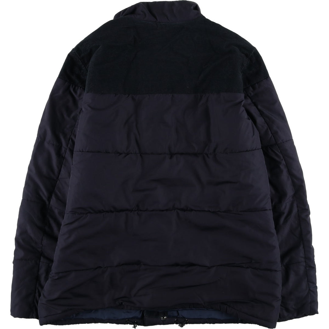 Barbour padded puffer jacket, men's size L polyester black type Vintage Second Hand