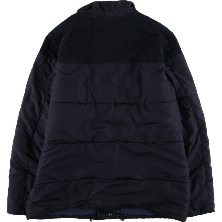 Barbour padded puffer jacket, men's size L polyester black type Vintage Second Hand