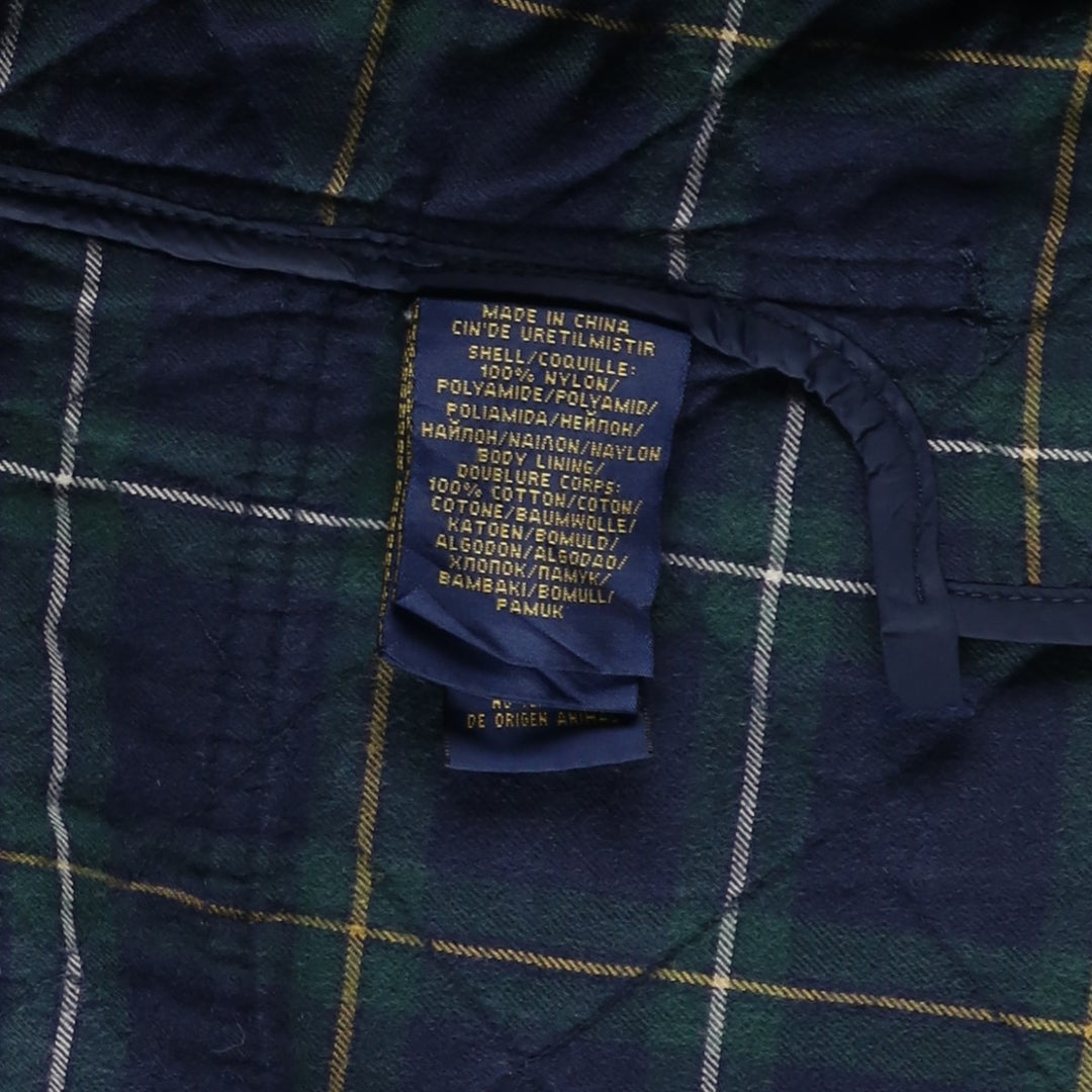 Ralph Lauren POLO RALPH LAUREN quilted puffer jacket, men's size L Nylon navy blue type Vintage Second Hand