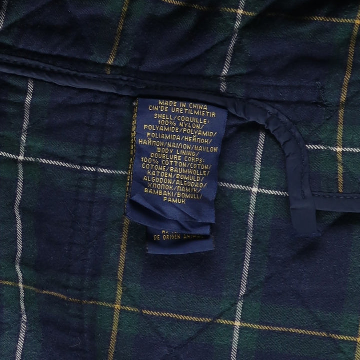 Ralph Lauren POLO RALPH LAUREN quilted puffer jacket, men's size L Nylon navy blue type Vintage Second Hand