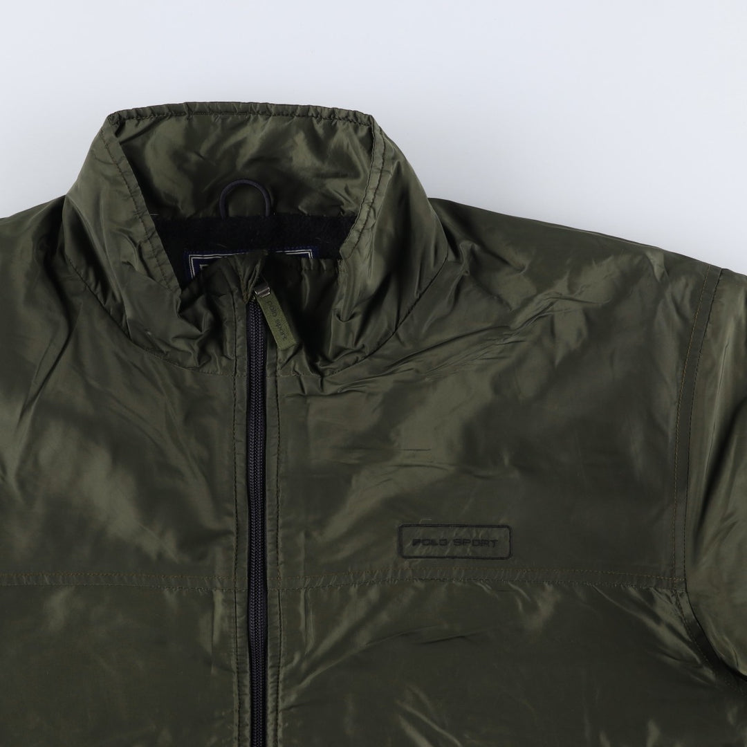 Ralph Lauren POLO SPORT nylon jacket for men, size L Nylon Khaki type Vintage Second Hand