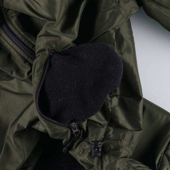 Ralph Lauren POLO SPORT nylon jacket for men, size L Nylon Khaki type Vintage Second Hand