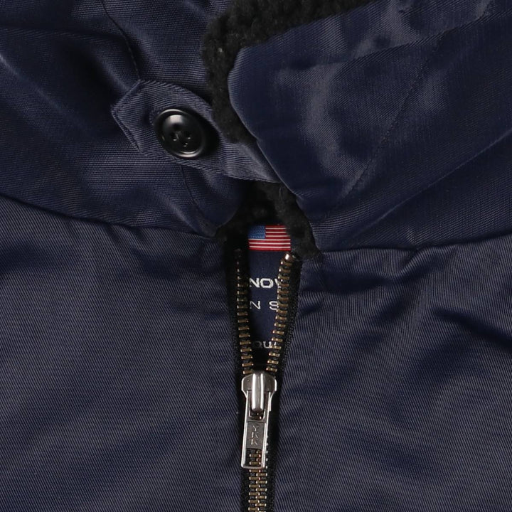 90'S Ralph Lauren Polo Sport TECHNICAL SNOWBOARD GEAR padded puffer jacket, men's size XL cotton navy blue type Vintage Second Hand