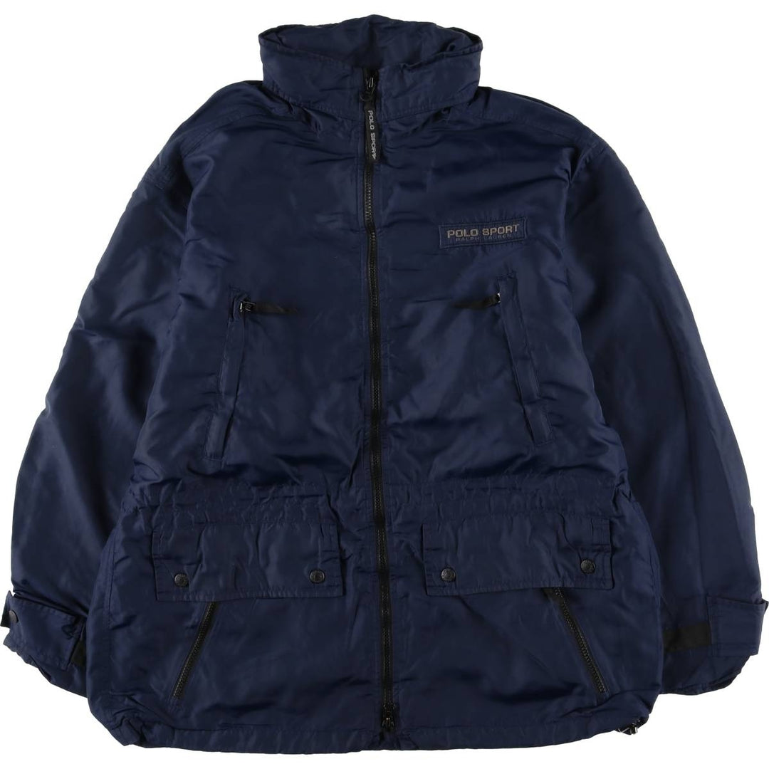 Ralph Lauren POLO SPORT nylon jacket, men's size S Nylon navy blue type Vintage Second Hand