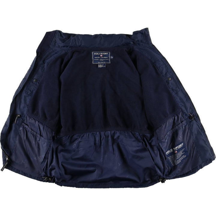 Ralph Lauren POLO SPORT nylon jacket, men's size S Nylon navy blue type Vintage Second Hand