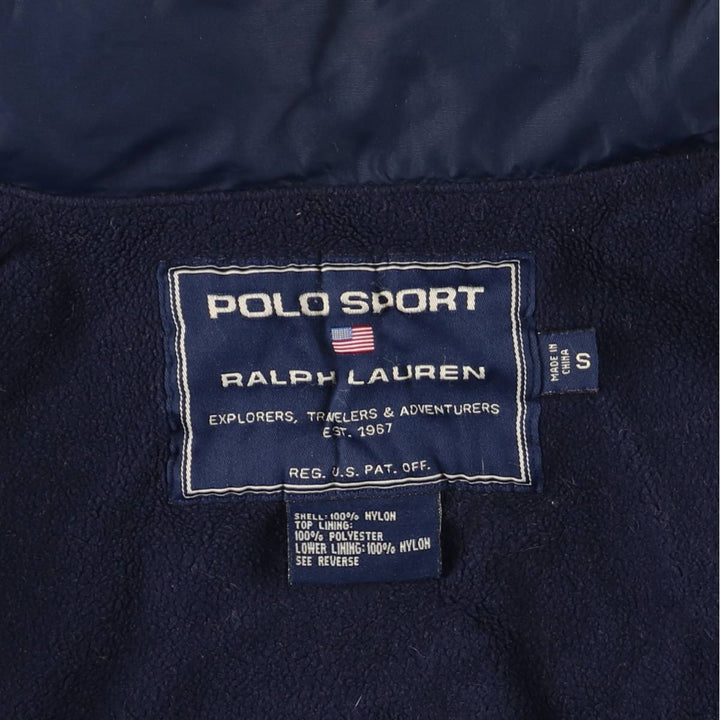 Ralph Lauren POLO SPORT nylon jacket, men's size S Nylon navy blue type Vintage Second Hand