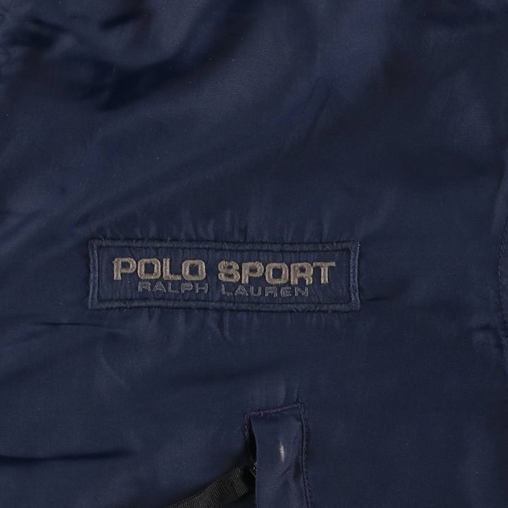 Ralph Lauren POLO SPORT nylon jacket, men's size S Nylon navy blue type Vintage Second Hand