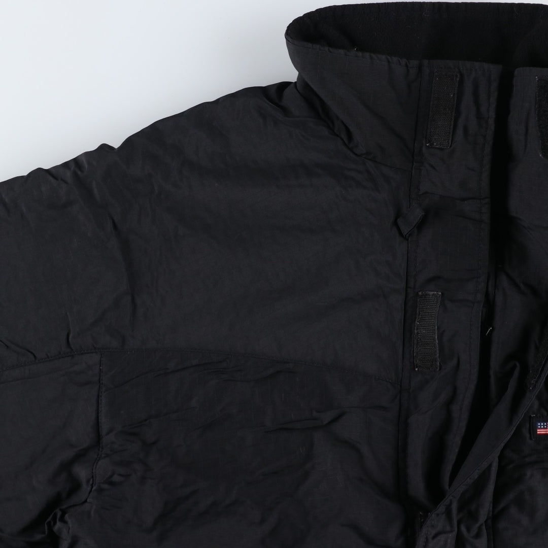 Ralph Lauren Polo Jeans Company Men's Padded Puffer Jacket, Size L Nylon black type Vintage Second Hand