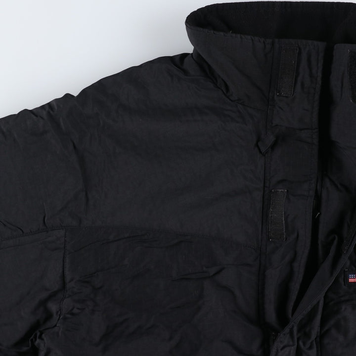 Ralph Lauren Polo Jeans Company Men's Padded Puffer Jacket, Size L Nylon black type Vintage Second Hand