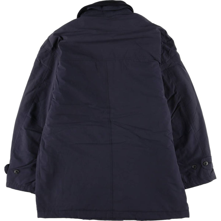 Burberry's padded puffer jacket, men's size L cotton navy blue type Vintage Second Hand