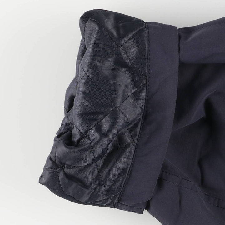 Burberry's padded puffer jacket, men's size L cotton navy blue type Vintage Second Hand