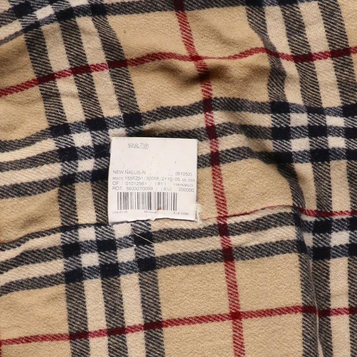 Burberry's BURBERRY LONDON padded jacket puffer jacket men's XXL size cotton Beige type Vintage Second Hand