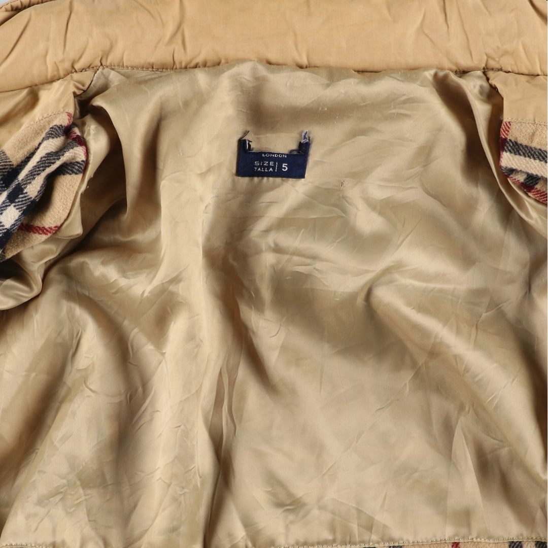 Burberry's BURBERRY LONDON padded jacket puffer jacket men's XXL size cotton Beige type Vintage Second Hand